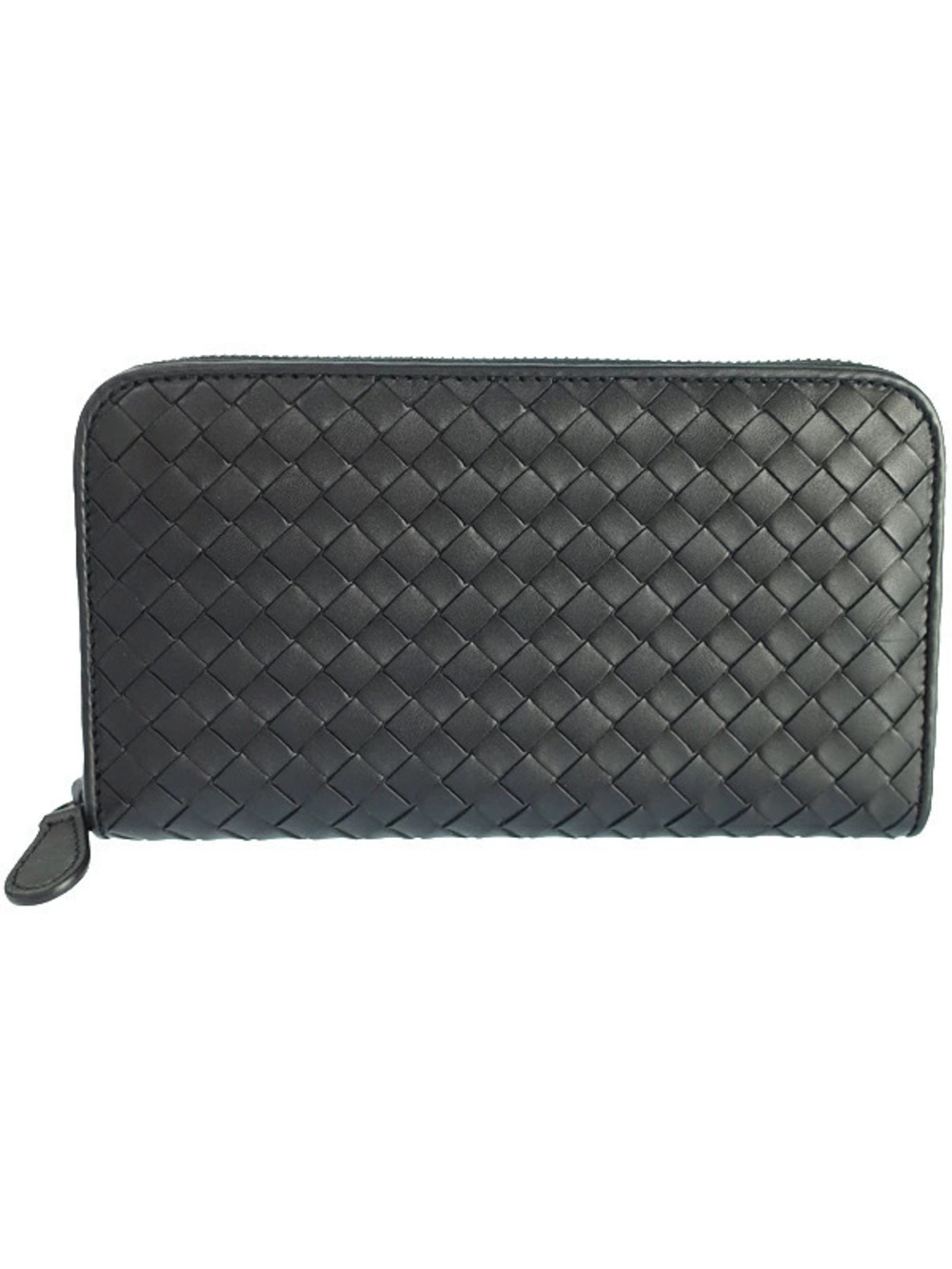 Bottega Veneta Intrecciato Round Zipper Long Wallet